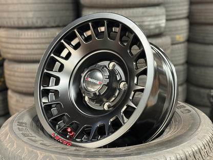 New 15x7.5 ET-6 Lenso Venom 10 (5 wheel) 5x139.7 Black