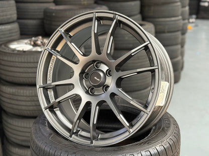 NEW 17X7.5 ET42 Advanti Mercury VI Rim (4 Wheels) Flat Gunmetal 5X100