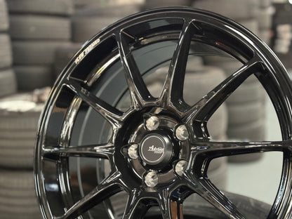 NEW 17X7.5 ET42 Advanti Aria Rim (4 Wheels) Gloss Black 5X100