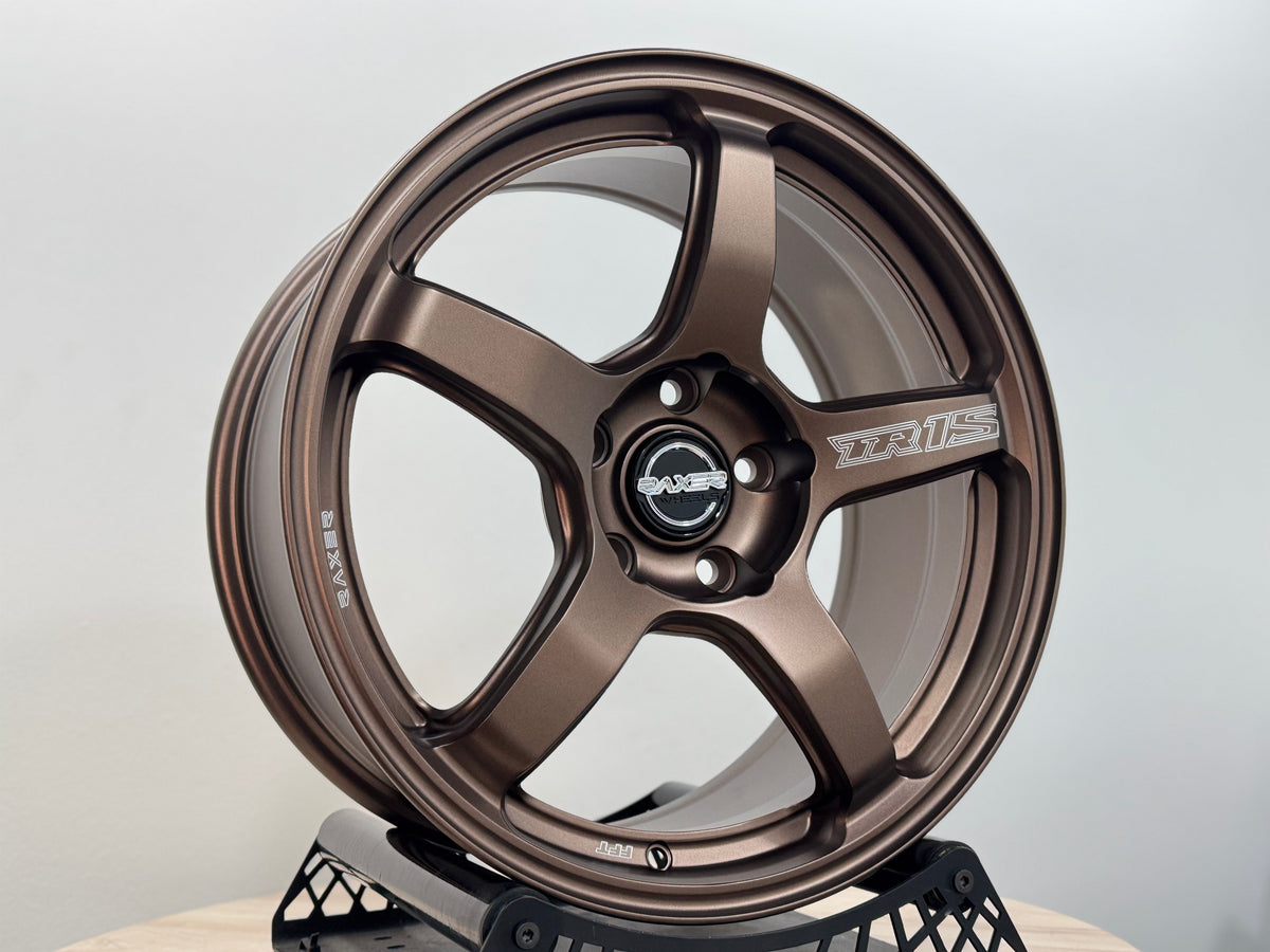 New 17X8 ET33 Raxer TR1S Rim (4 wheel) Matt Bronze 5X114.3