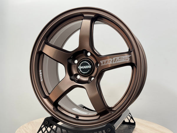 New 17X8 ET33 Raxer TR1S Rim (4 wheel) Matt Bronze 5X114.3