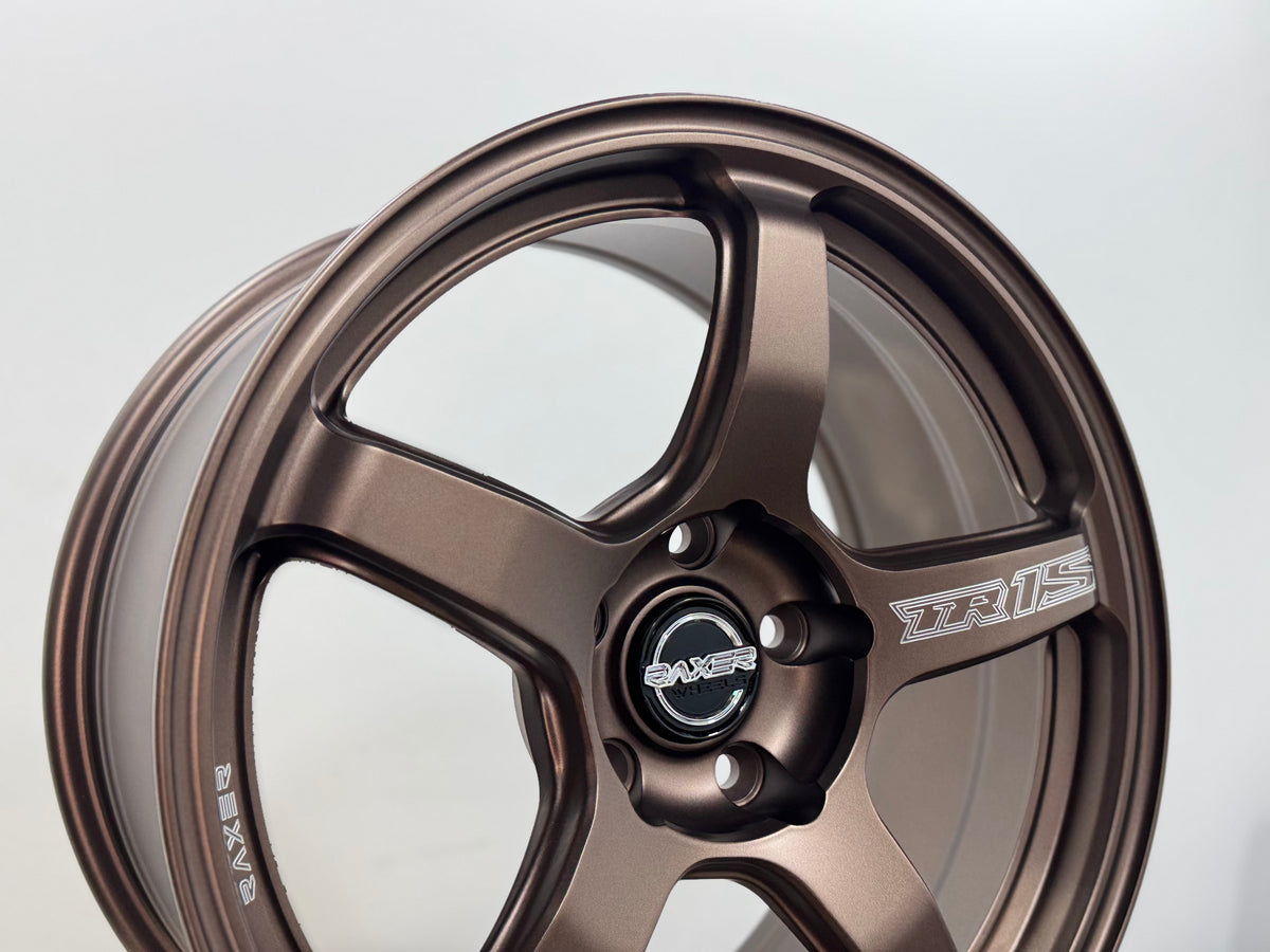 New 17X8 ET33 Raxer TR1S Rim (4 wheel) Matt Bronze 5X114.3