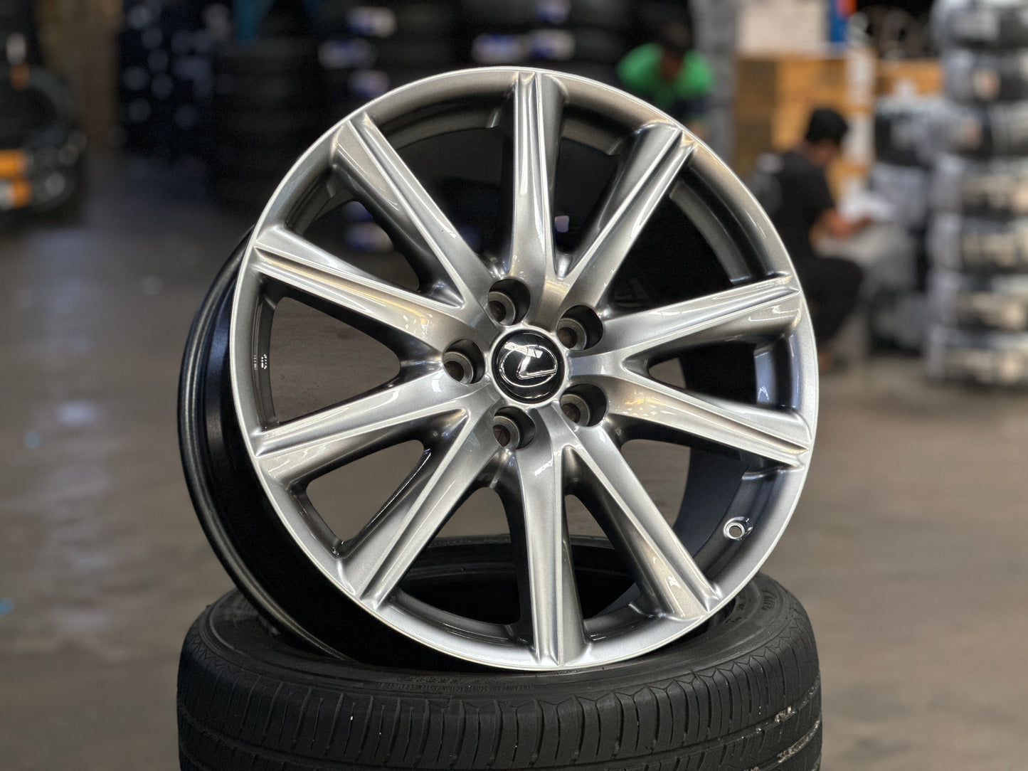 Used Original 19 inch Lexus GS 5x114.3 rim 19x8 ET45 19x9 ET50 (4 Wheels)