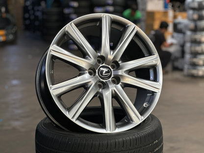 Used Original 19 inch Lexus GS 5x114.3 rim 19x8 ET45 19x9 ET50 (4 Wheels)