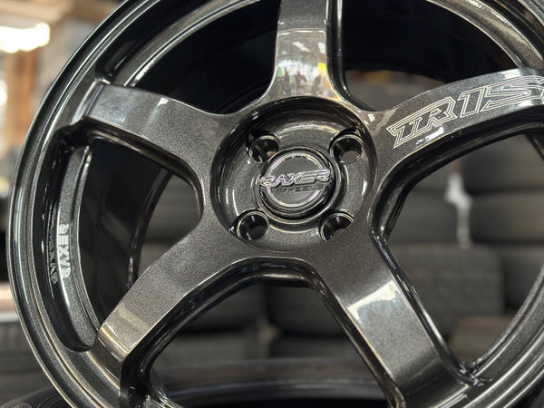 New 17X7.5 ET42 Raxer TR1S Rim (4 wheel) Dark Gunmetal 4X100