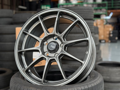 New 17x7.5 ET42 Advanti Aria 5x114.3 Gloss Gun Metal