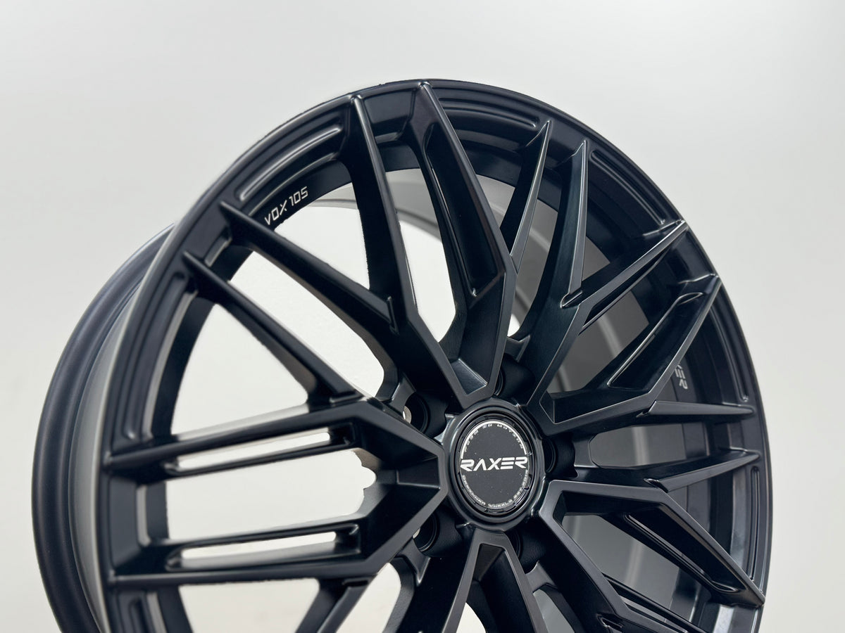 New 17X7.5 ET40 Raxer VOX105 Rim (4 wheel) Matt Black 5X114.3