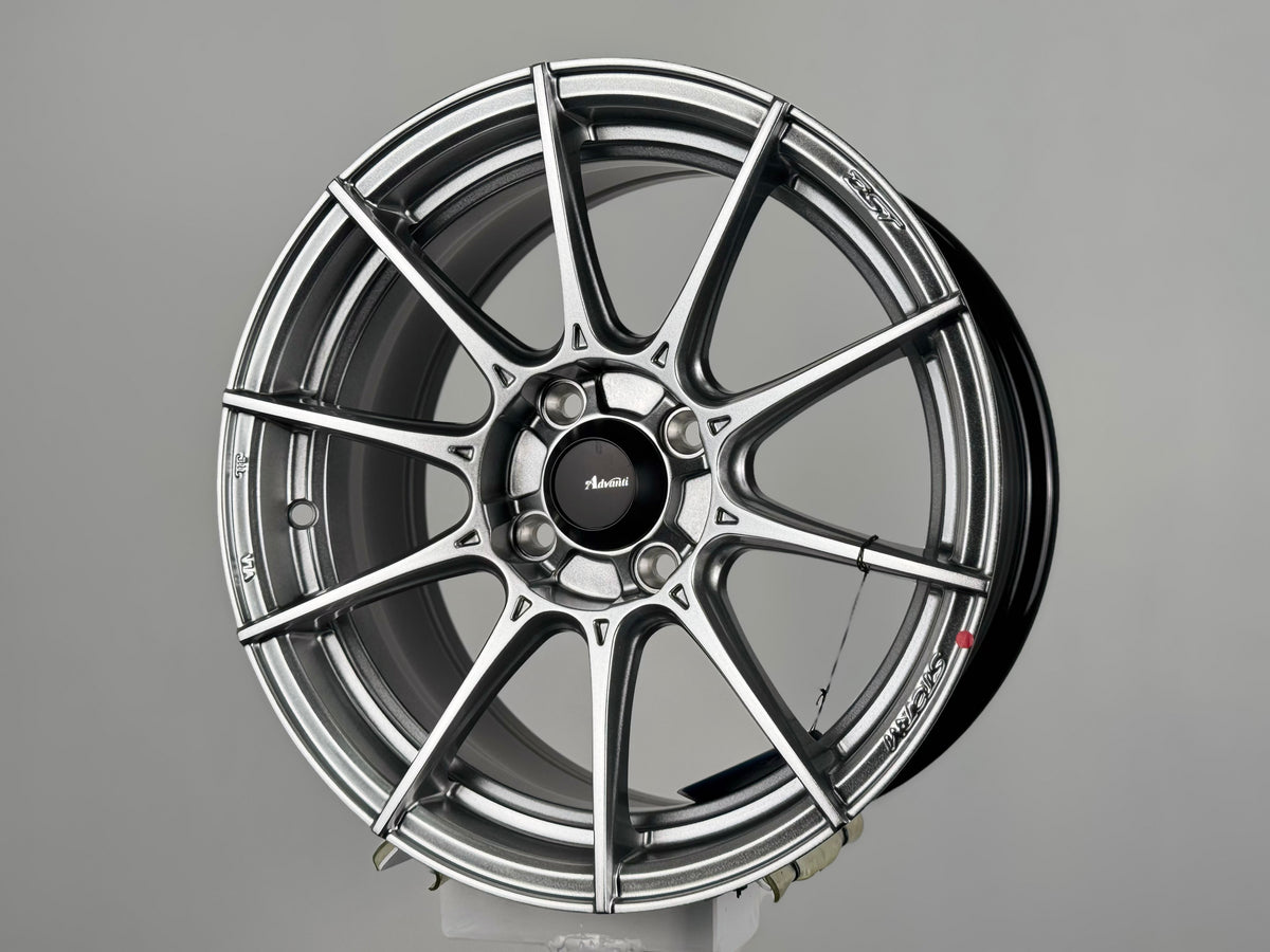 New 15X7 ET35 Advanti Storm S1 Rim (4 wheel) Gloss Silver 4X100