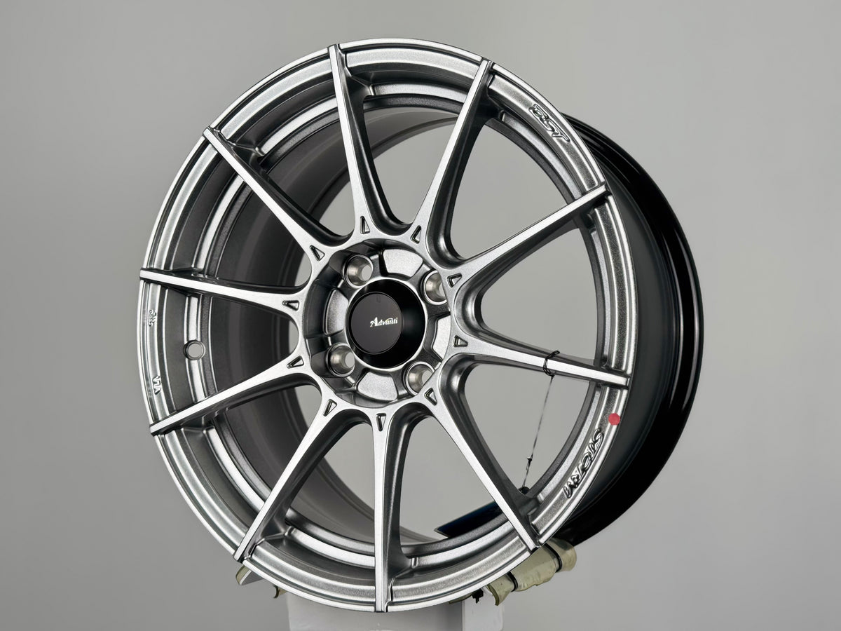 New 15X7 ET35 Advanti Storm S1 Rim (4 wheel) Gloss Silver 4X100