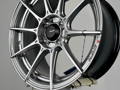 New 15X7 ET35 Advanti Storm S1 Rim (4 wheel) Gloss Silver 4X100
