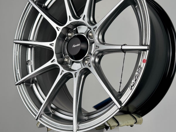 New 15X7 ET35 Advanti Storm S1 Rim (4 wheel) Gloss Silver 4X100