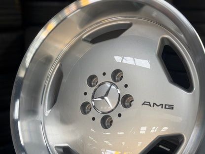 New 17X8 ET30 17X9 ET30 Mercedes Monoblock AMG (4 wheel) Silver 5X112