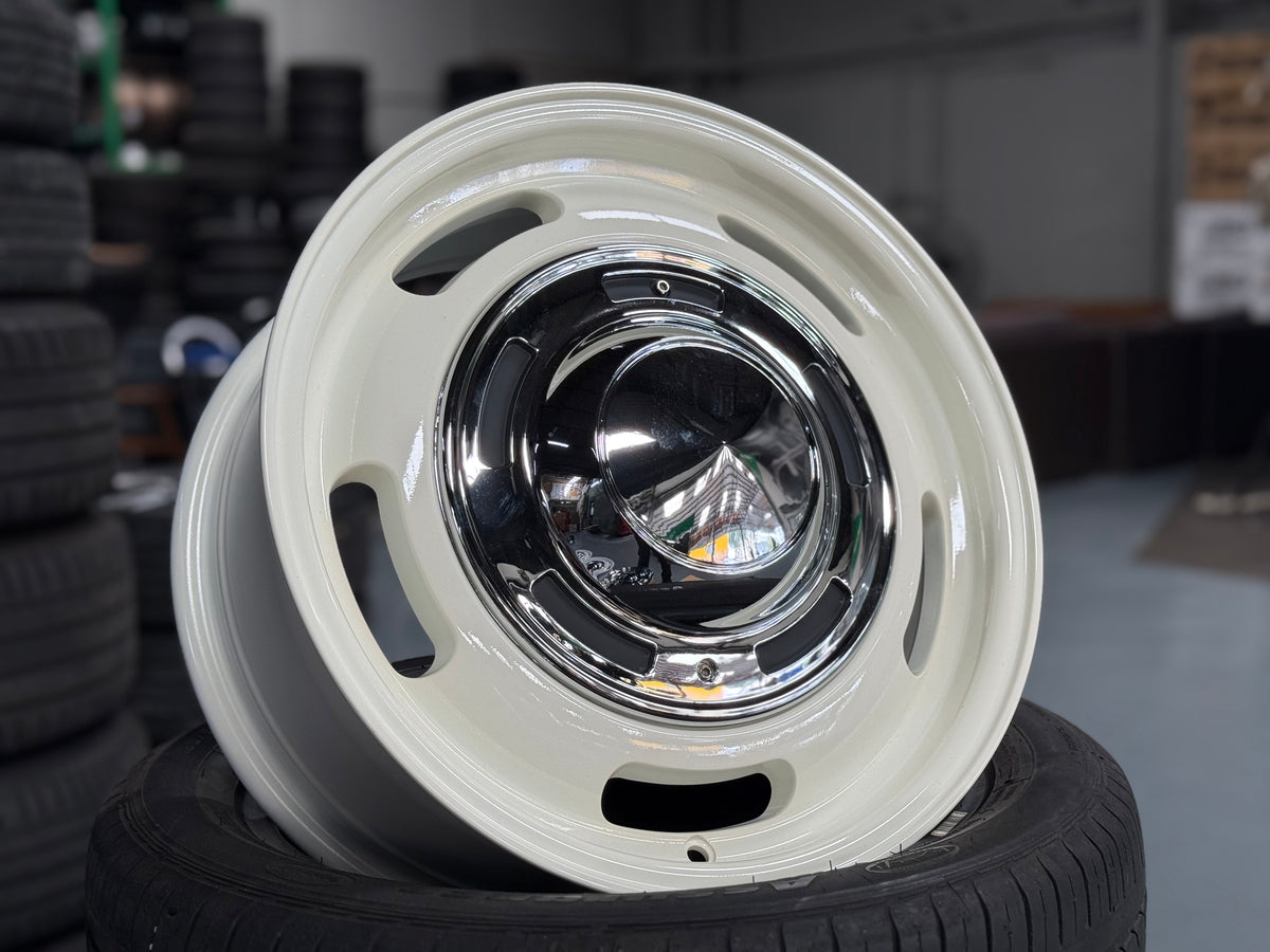New 16X7 ET42 Dean Cross Country Design Rim (4 wheel) Gloss White 4X114.3