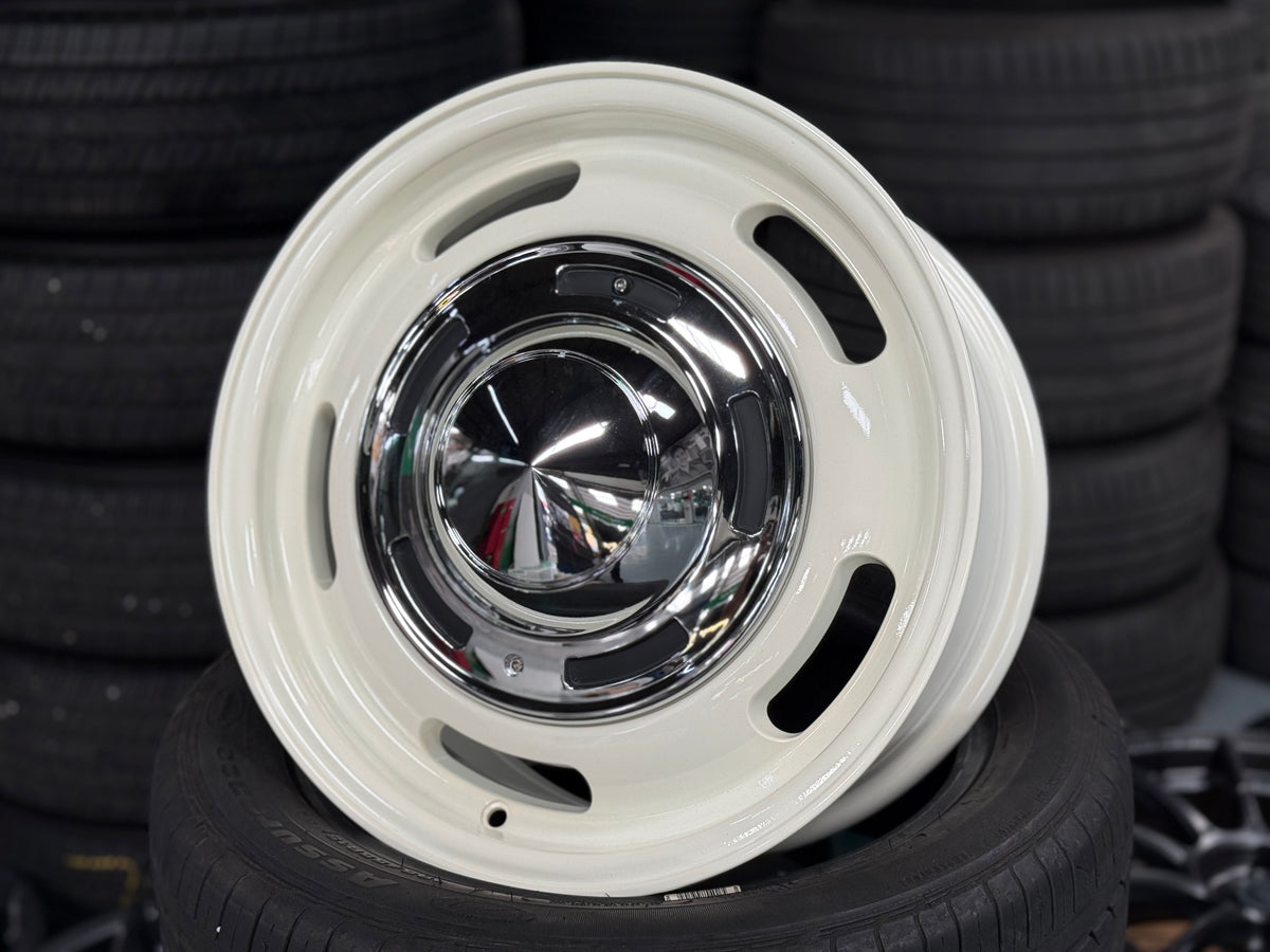 New 16X7 ET42 Dean Cross Country Design Rim (4 wheel) Gloss White 4X114.3