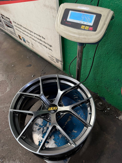 New 19X9 ET45 Overdrive Forged FIR Design Rim (4 wheel) Gloss Gunmetal 5X112