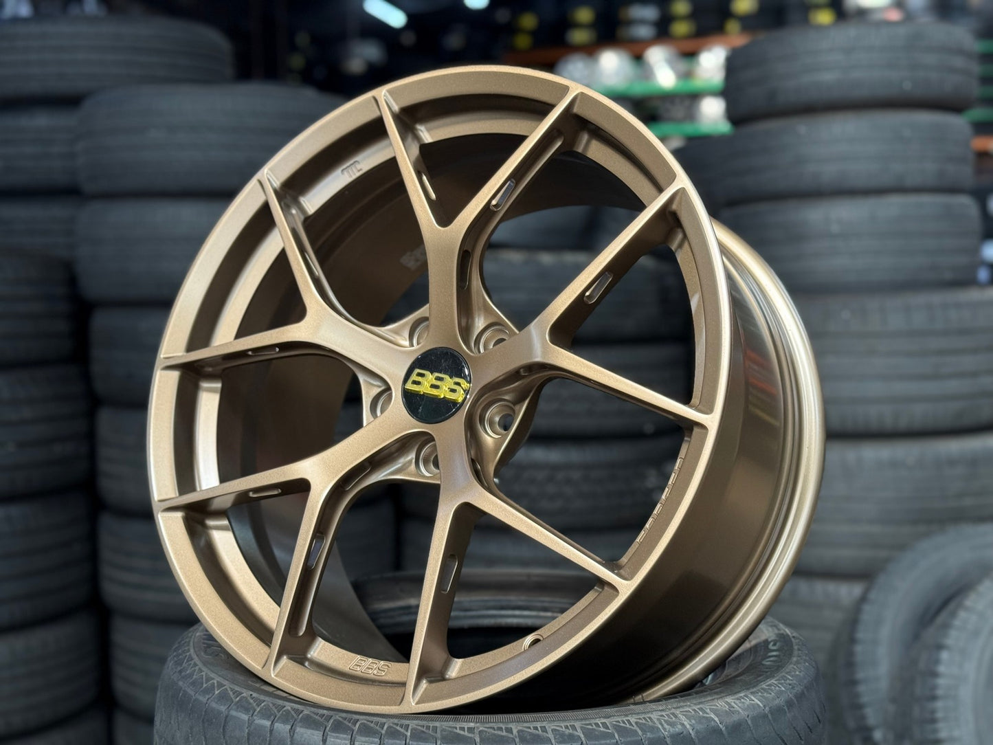 New 19X9 ET45 Overdrive Forged FIR Design Rim (4 wheel) Matt Bronze 5X112