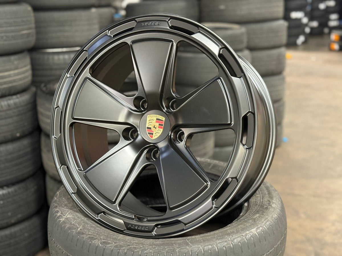New 18X9 ET30 Overdrive Forged 5 Spoke Rim (4 wheel) Matt Black 5X130