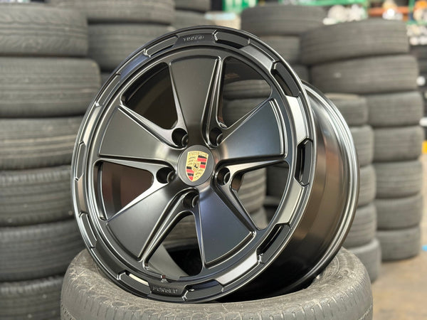 New 18X9 ET30 Overdrive Forged 5 Spoke Rim (4 wheel) Matt Black 5X130