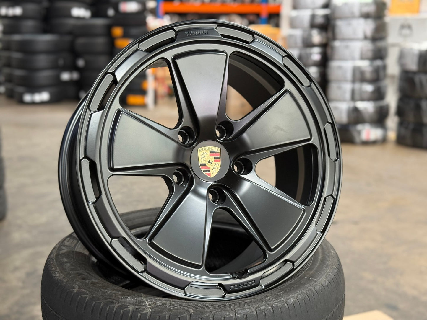 New 18X9 ET30 Overdrive Forged 5 Spoke Rim (4 wheel) Matt Black 5X130