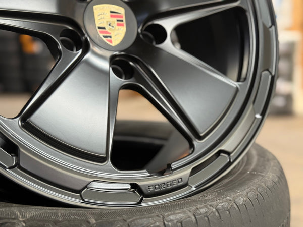 New 18X9 ET30 Overdrive Forged 5 Spoke Rim (4 wheel) Matt Black 5X130