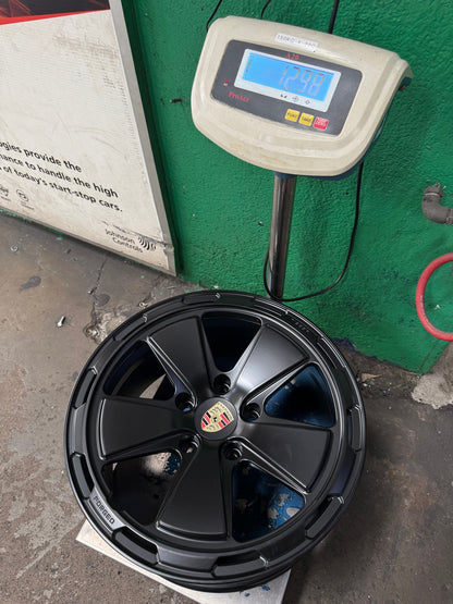 New 18X9 ET30 Overdrive Forged 5 Spoke Rim (4 wheel) Matt Black 5X130