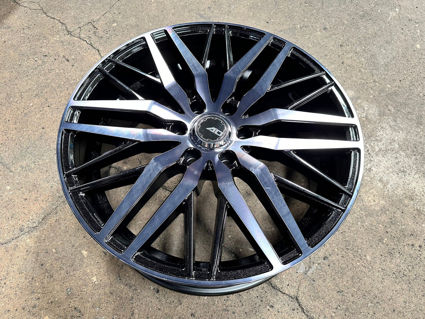 New 20X8.5 ET45 AD Wheel 3289Rim (4 wheel) Gloss Black PF 6X130