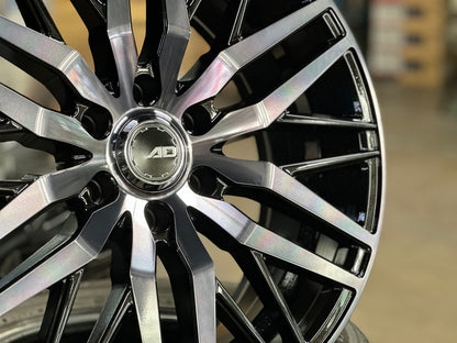 New 20X8.5 ET45 AD Wheel 3289Rim (4 wheel) Gloss Black PF 6X130
