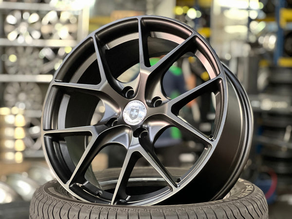 New 17X7.5 ET38 D1 5308 Rim (4 wheel) Matt Black 4X114.3