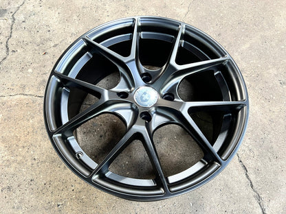 New 17X7.5 ET38 D1 5308 Rim (4 wheel) Matt Black 4X114.3