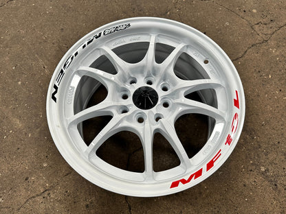 New 15X7 ET38 Mugen Design MF10 Rim (4 wheel) Gloss White 4X100