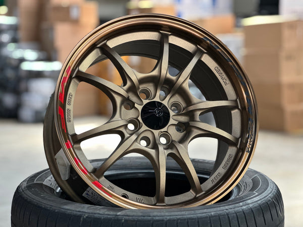 New 15X7 ET38 Mugen Design MF10 Rim (4 wheel) Matt Bronze 4X100