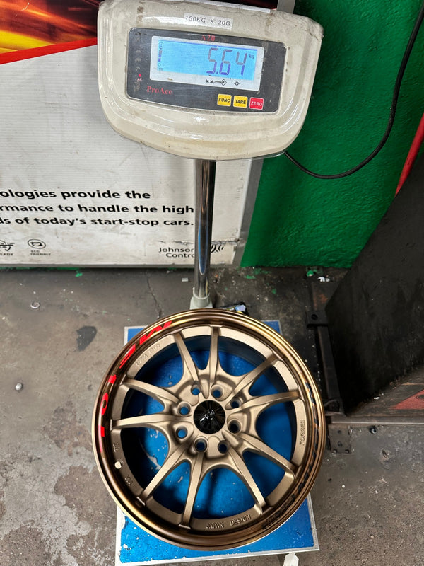 New 15X7 ET38 Mugen Design MF10 Rim (4 wheel) Matt Bronze 4X100