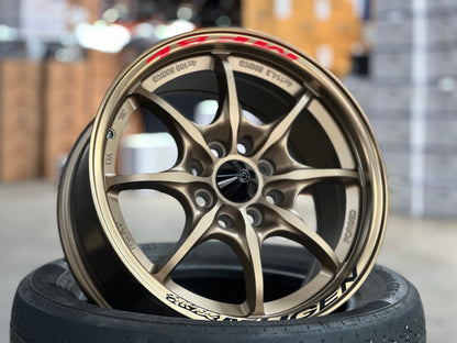 New 15X7 ET38 Mugen Design MF8 Rim (4 wheel) Matt Bronze 4X100