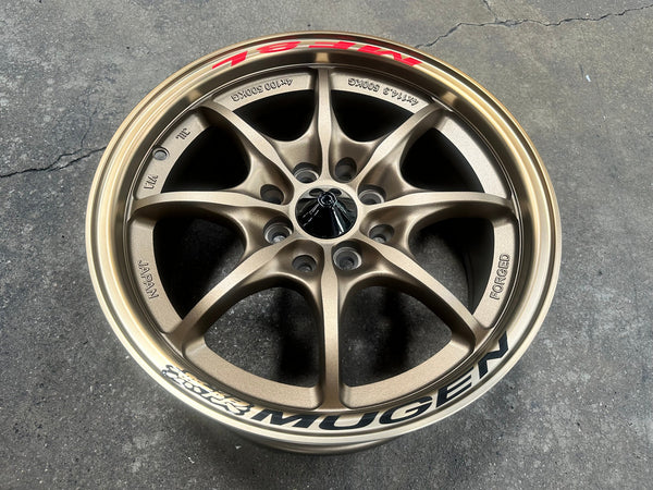 New 15X7 ET38 Mugen Design MF8 Rim (4 wheel) Matt Bronze 4X100