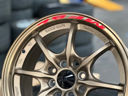 New 15X7 ET38 Mugen Design MF8 Rim (4 wheel) Matt Bronze 4X114.3