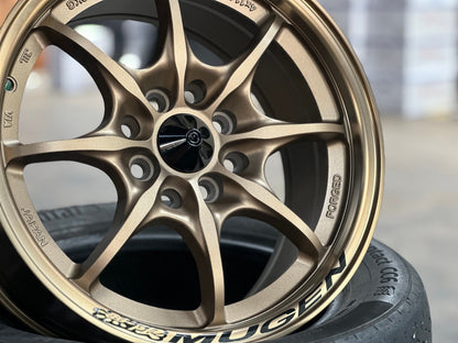 New 15X7 ET38 Mugen Design MF8 Rim (4 wheel) Matt Bronze 4X114.3