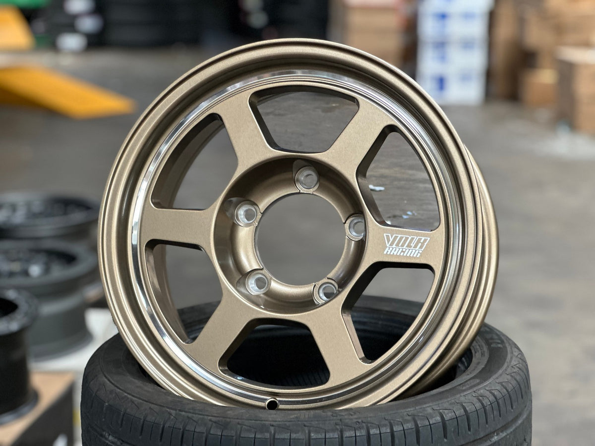 New 16X6.5 ET5 TE37 Design Rim (5 wheel) Matt Bronze 5X139.7