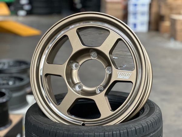 New 16X6.5 ET5 TE37 Design Rim (5 wheel) Matt Bronze 5X139.7