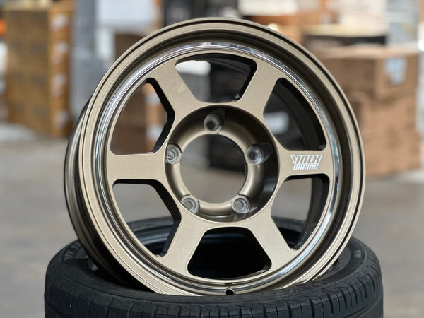 New 16X6.5 ET5 TE37 Design Rim (5 wheel) Matt Bronze 5X139.7