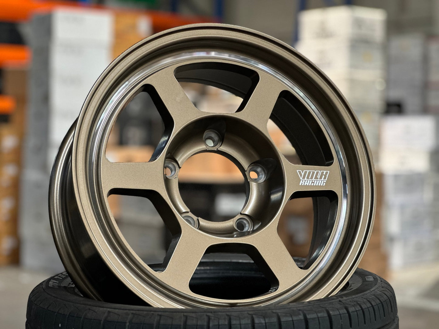 New 16X6.5 ET5 TE37 Design Rim (5 wheel) Matt Bronze 5X139.7