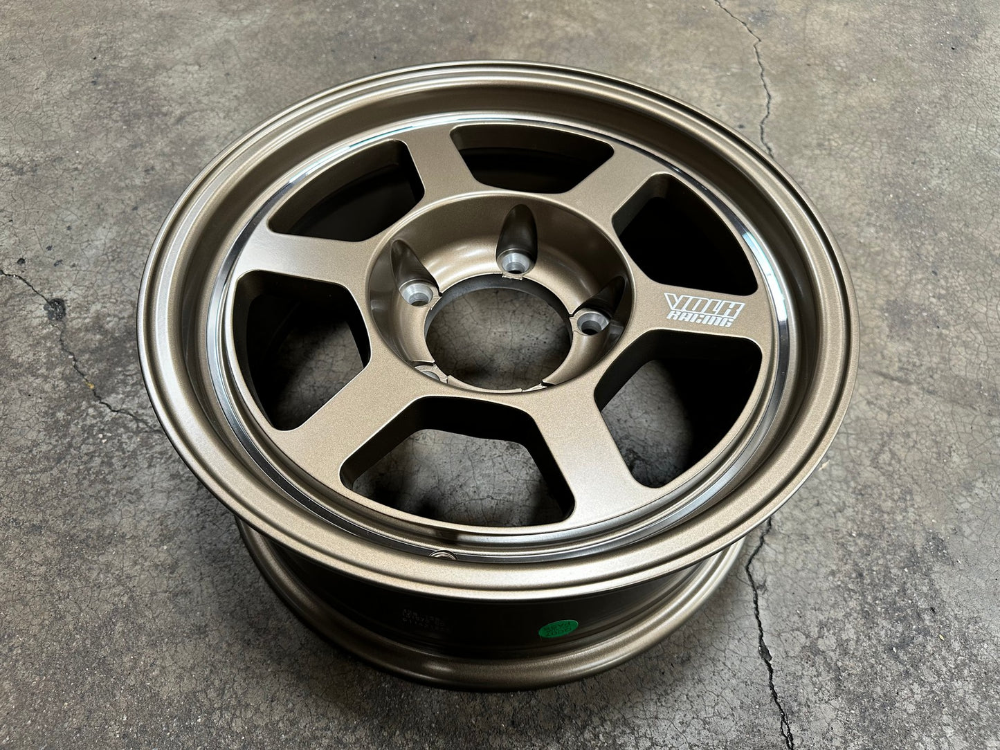 New 16X6.5 ET5 TE37 Design Rim (5 wheel) Matt Bronze 5X139.7