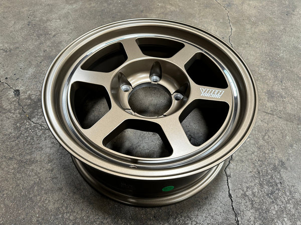 New 16X6.5 ET5 TE37 Design Rim (5 wheel) Matt Bronze 5X139.7