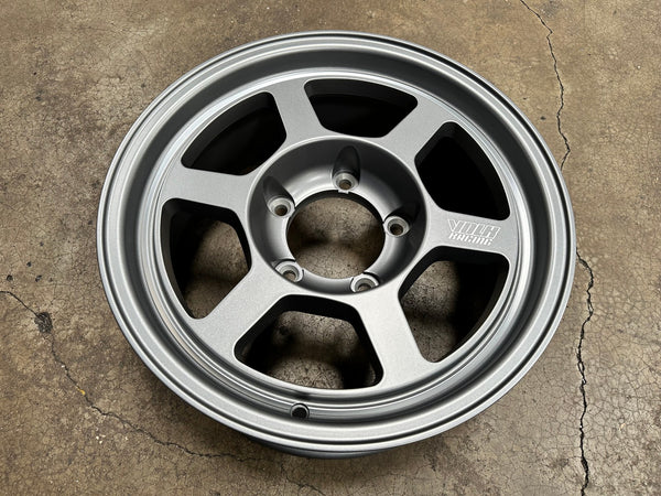 New 16X6.5 ET5 TE37 Design Rim (5 wheel) Matt Gunmetal 5X139.7