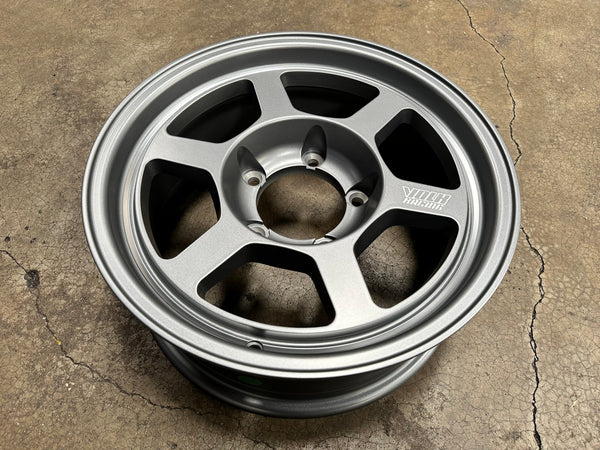 New 16X6.5 ET5 TE37 Design Rim (5 wheel) Matt Gunmetal 5X139.7