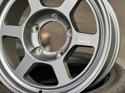 New 16X6.5 ET5 TE37 Design Rim (5 wheel) Matt Gunmetal 5X139.7