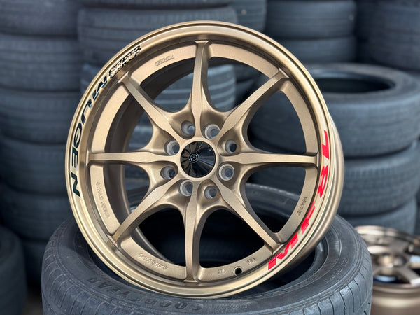 New 16X7 ET38 Mugen Design MF8 Rim (4 wheel) Matt Bronze 4X100