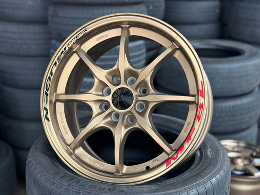 New 16X7 ET38 Mugen Design MF8 Rim (4 wheel) Matt Bronze 4X114.3