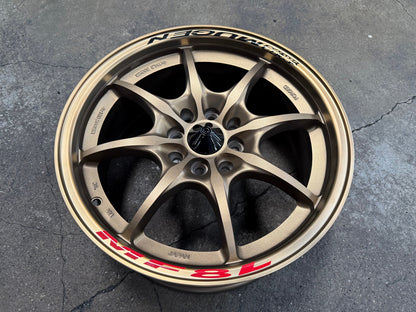 New 16X7 ET38 Mugen Design MF8 Rim (4 wheel) Matt Bronze 4X100