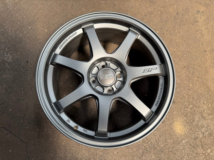 New 17X8 ET35 Mugen Design GP Rim (4 wheel) Matt Gunmetal 4X100