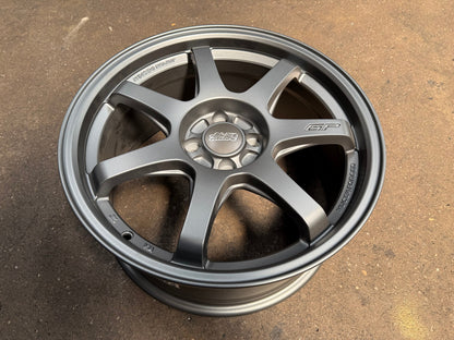 New 17X8 ET35 Mugen Design GP Rim (4 wheel) Matt Gunmetal 4X100